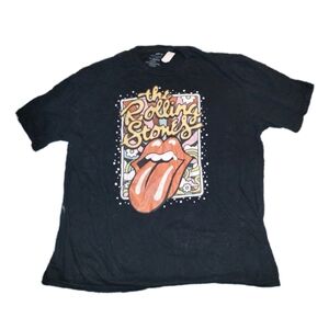 The Rolling Stones Black Short Sleeve T-shirt 2XL ©2023